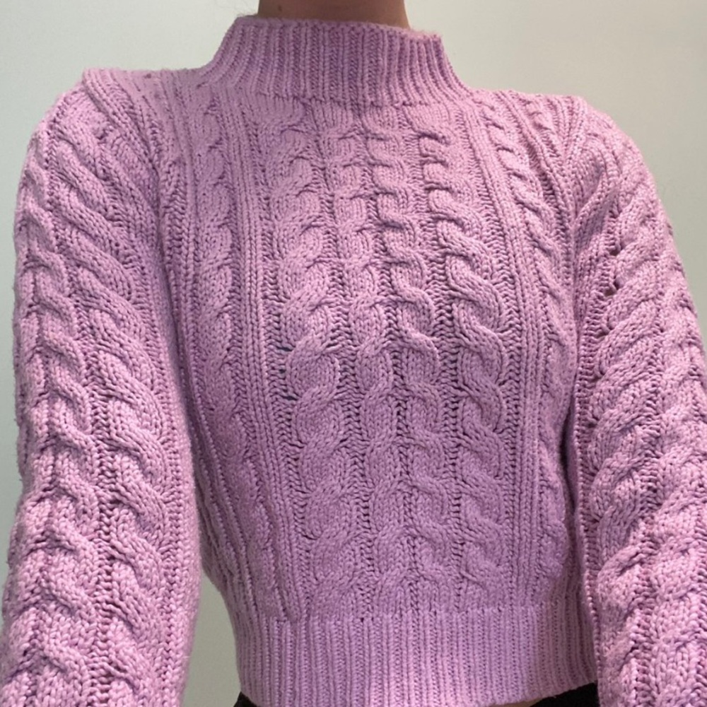 Forever 21 purple turtle neck sweater
